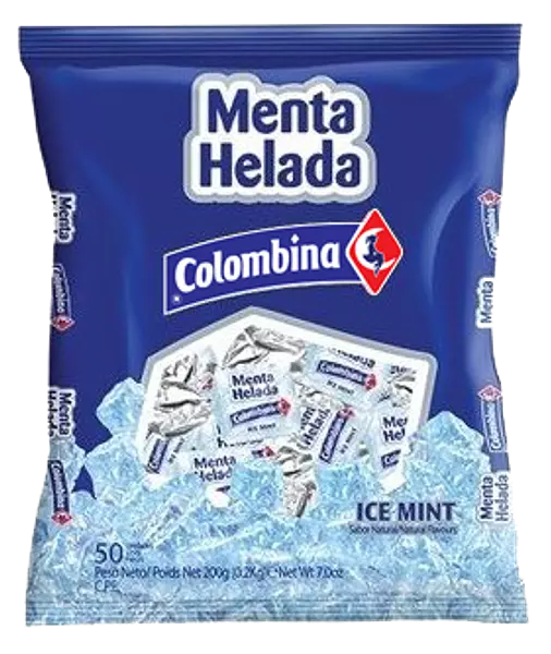 Dulces Menta Helada x 50 Un Colombina