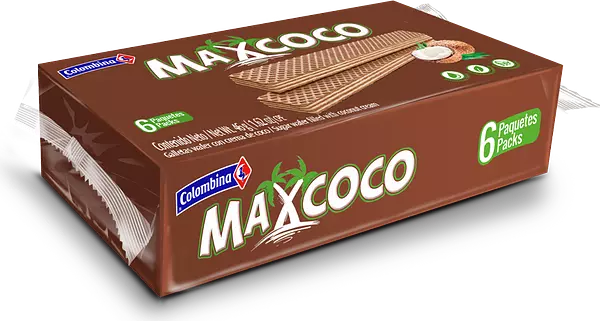 Galletas Max Coco x 6 Unds