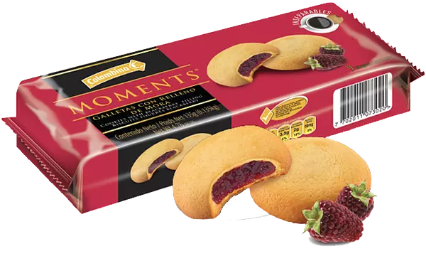 Galletas Moments Mora X9x15gr