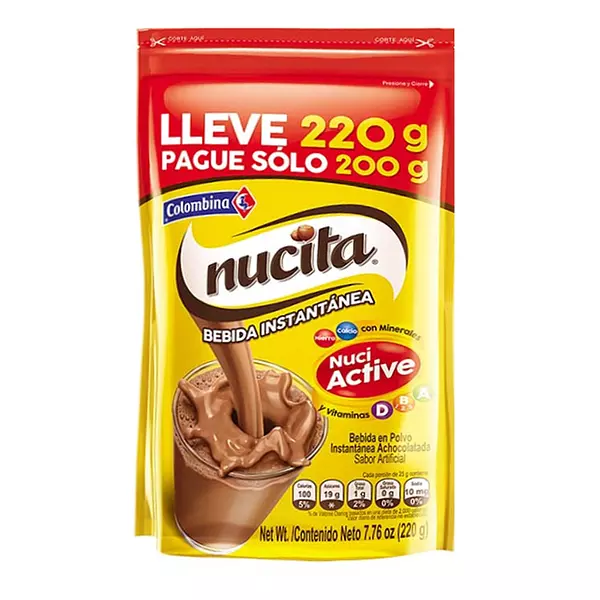 Nucita Bebida Achoco Dpack X220gr