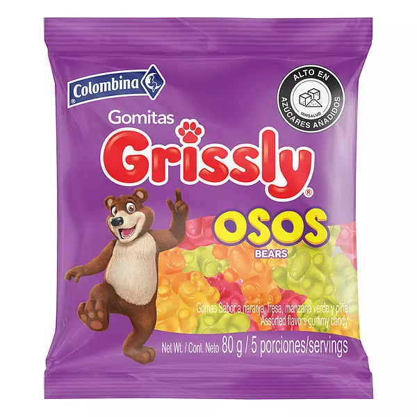 Goma Grissly Osos X80gr