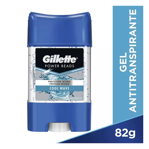 Desodorante Gillette Power Beads Cool Wave Gel 82g