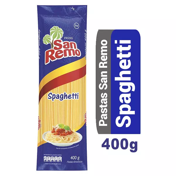 Pasta San Remo X400gr Spaguett