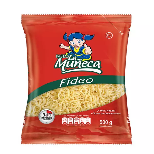 Pasta La Muñeca X500 Fideo