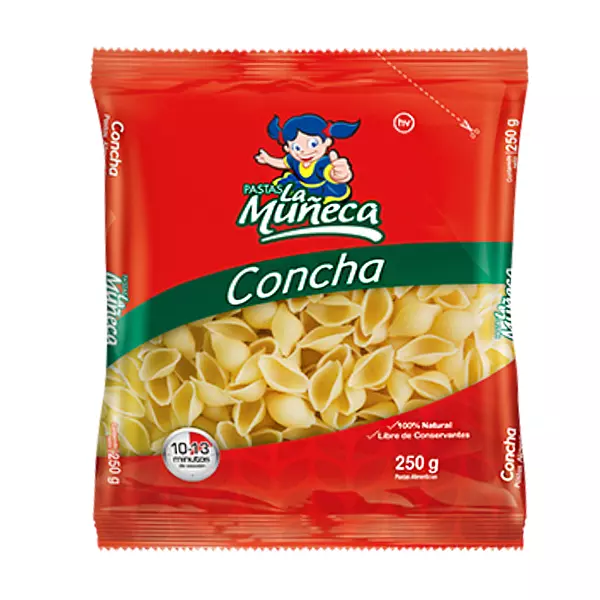 Pasta La Muñeca X500 Conchas