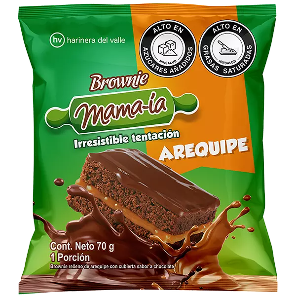 Brownie Mama-Ia Arequipe 70gr