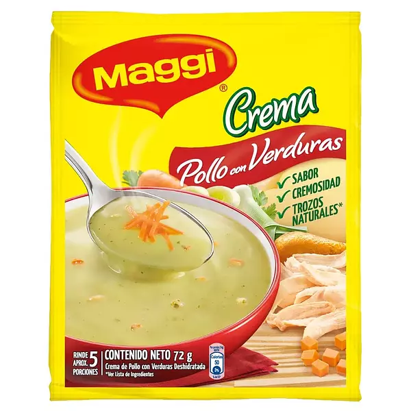 Crema Maggi Pollo Verdura X72 Gr