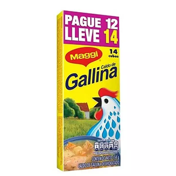 Caldo Maggi Gallina Pg12 Llv14 132g