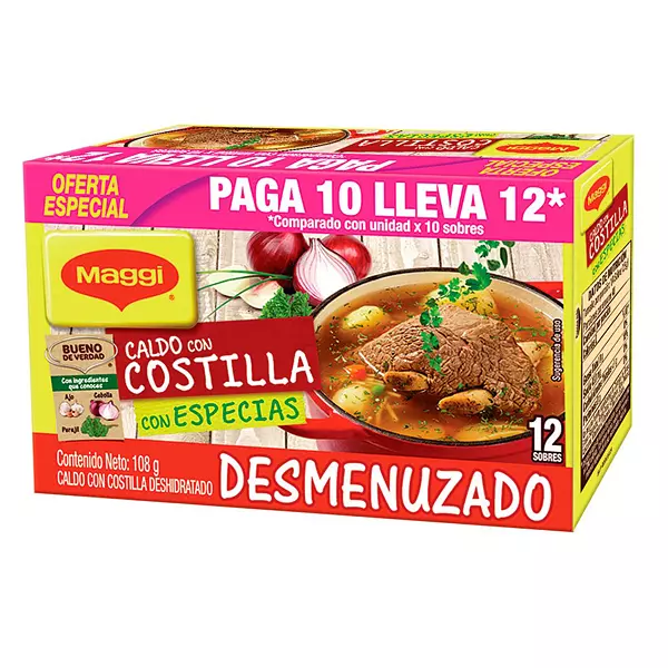 Of Caldo Costilla Maggi Desme X12 X108 G