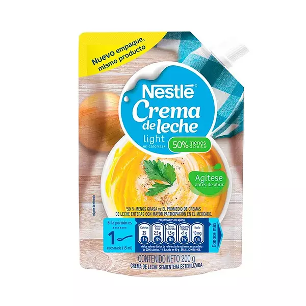 Crema D Leche Nestle Light X200gr