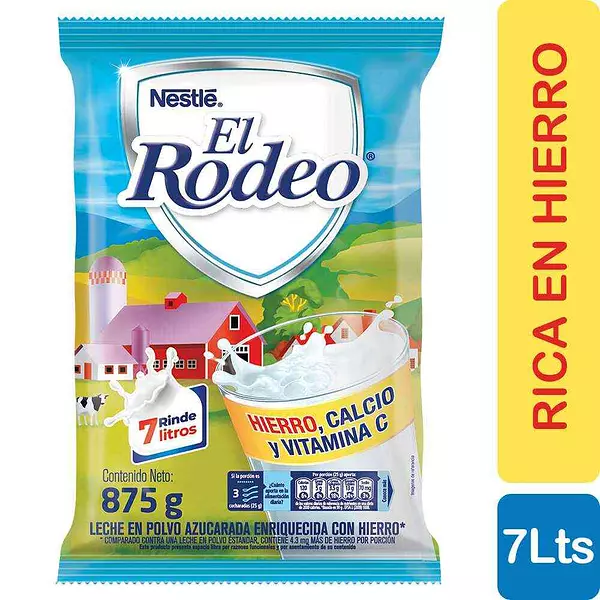 Leche Polvo El Rodeo 875g