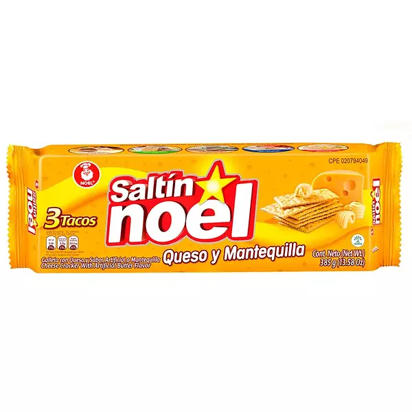 Galletas Saltin Noel Queso Mantequi #