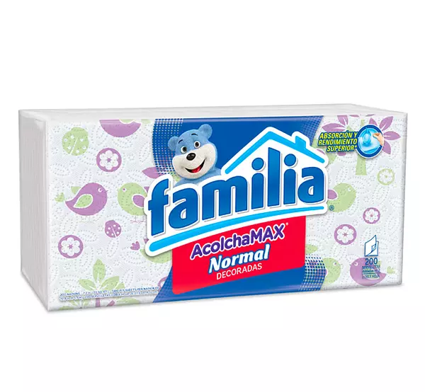 Servilleta Familia Decora 2en1 x 200 Und