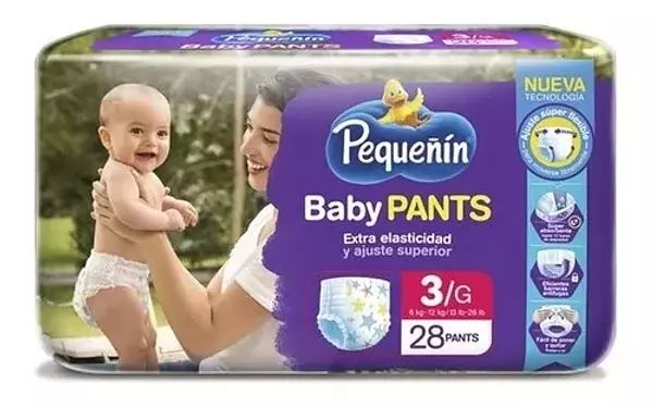 Pañal Pequeñin Baby Et4 X28