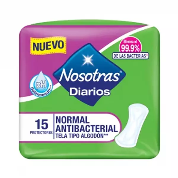 Protect Nosotras Dia*15 Antibac x 15 Und