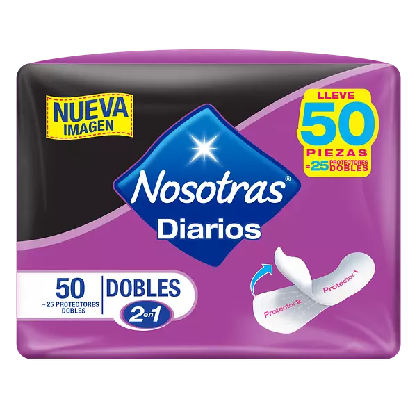 Nosotras Diarios Dobles 2en1 X25