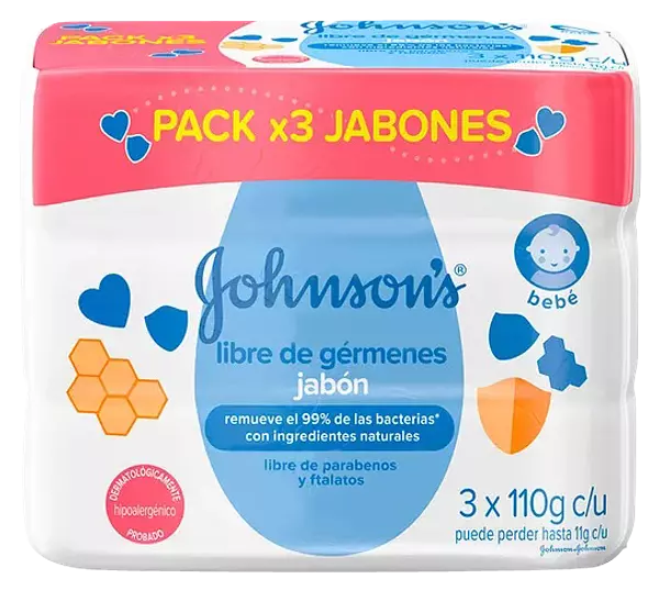 Jabon Baby Lib Germen 110gr X3und