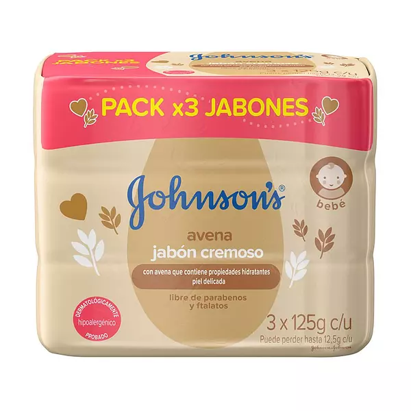 Jabon Baby Crem Avena 3x110gr