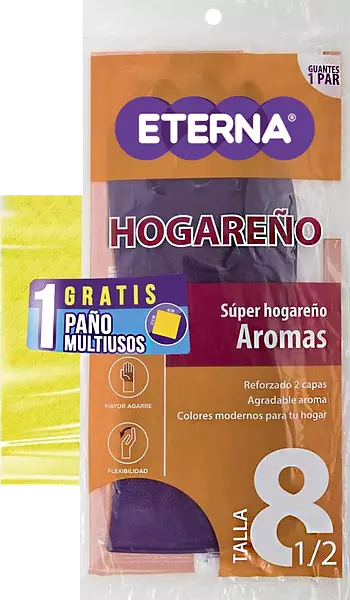 Guante Eterna Hg Aro Obs Paño 8.5 x 1 Un