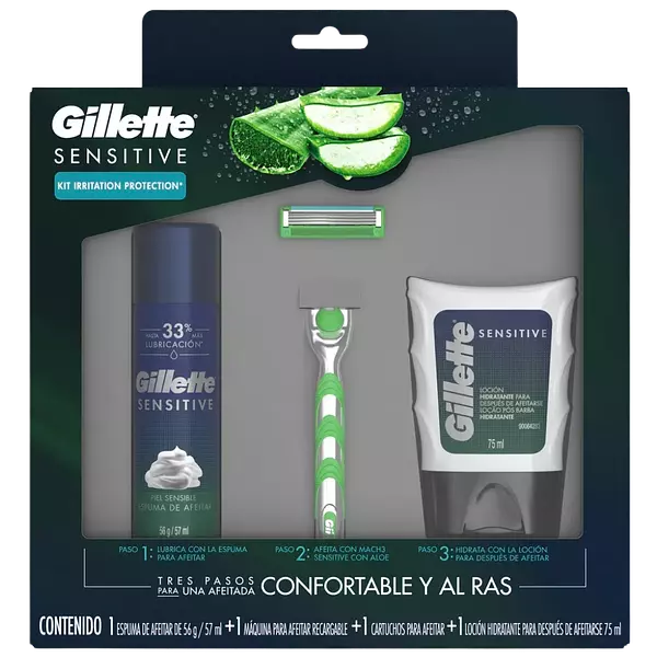 Kit Gillette Afe+Gill Esp 56gr+Loc Hid