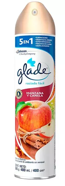 Glade Aerosol X400 Cc Manzana Canela