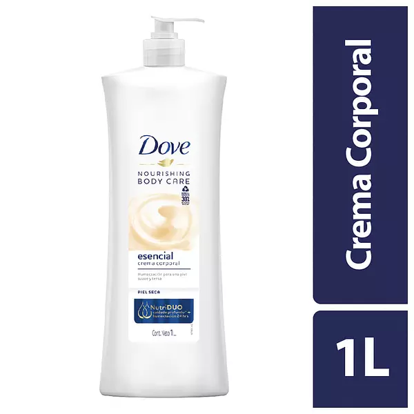 Crema Dove Nut Essencial x 1 Litros