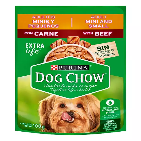 Dog Chow Pouch Adult Carne X100gr