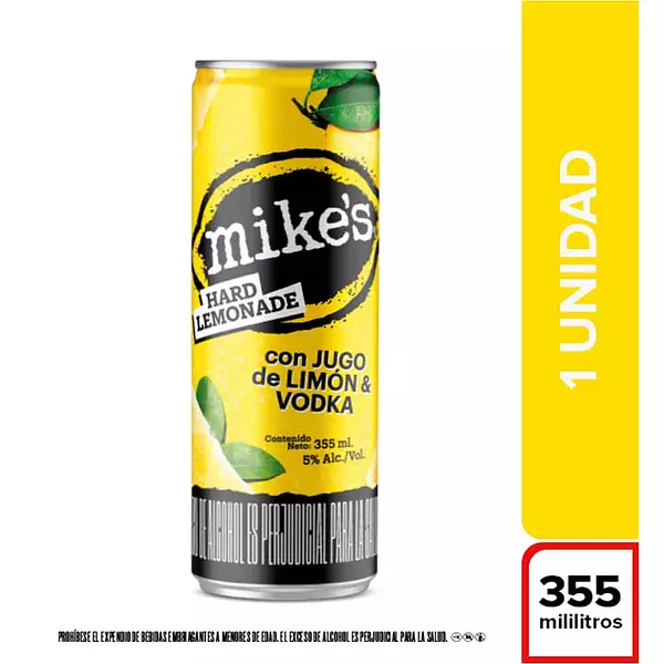 Mikes Hard Lemon Lta 355ml