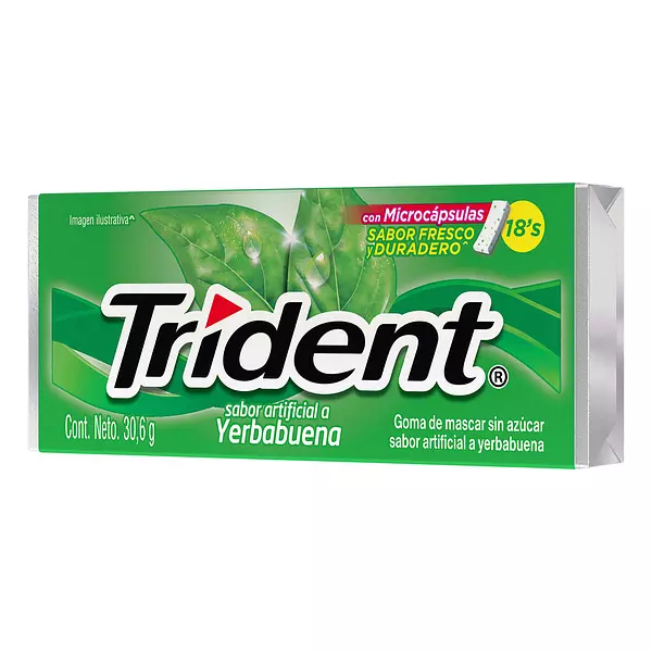 Cicles Trident Yerbabuena 18 Unidades