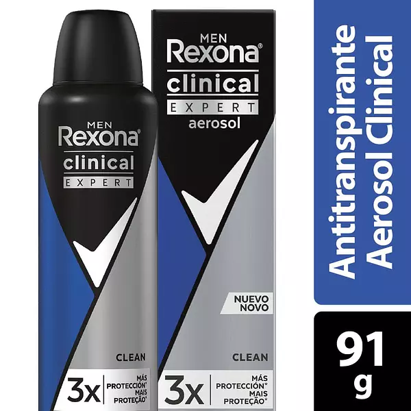 Desodorante Rexona Men Aerosol Clinical Expert 150 Ml