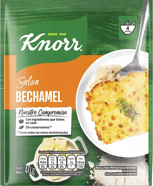 Salsa Knorr Prepa Bechamel X40gr