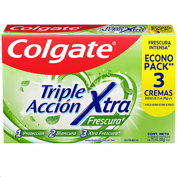 Cr Colgate Triple Acc Extraf 3x75ml