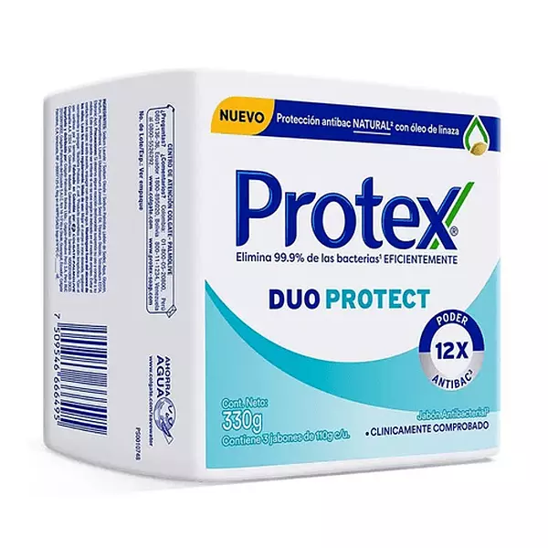 Jabon Protex Duo Prot 3x110g