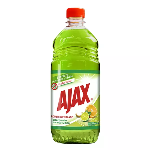 Limpiador Ajax Bicarb Nj Limon 500ml