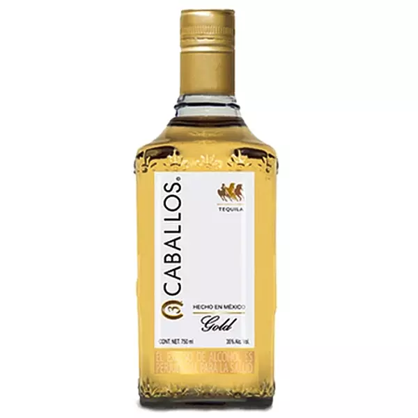 Tequila 3 Caballos Gold 1lt