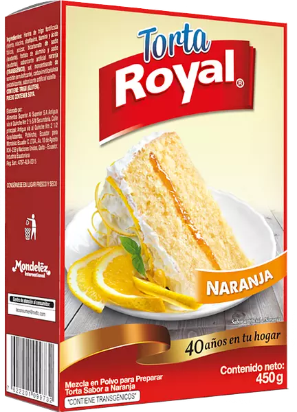 Torta Royal Naranja 450gr