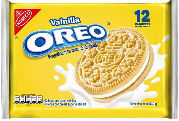 Galletas Oreo 432 Gr X12 Vainilla Blanc