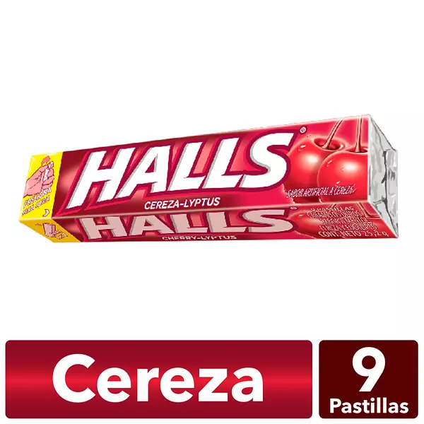 Halls Tubo x 12 Cherry