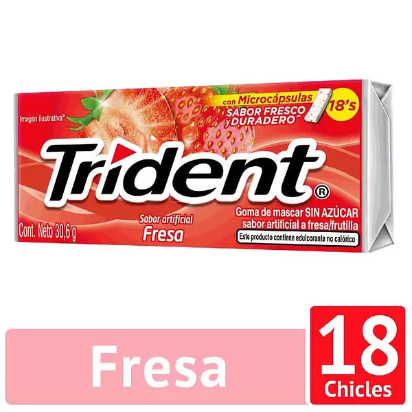 Trident Evup Fresa x 30,6 Gr