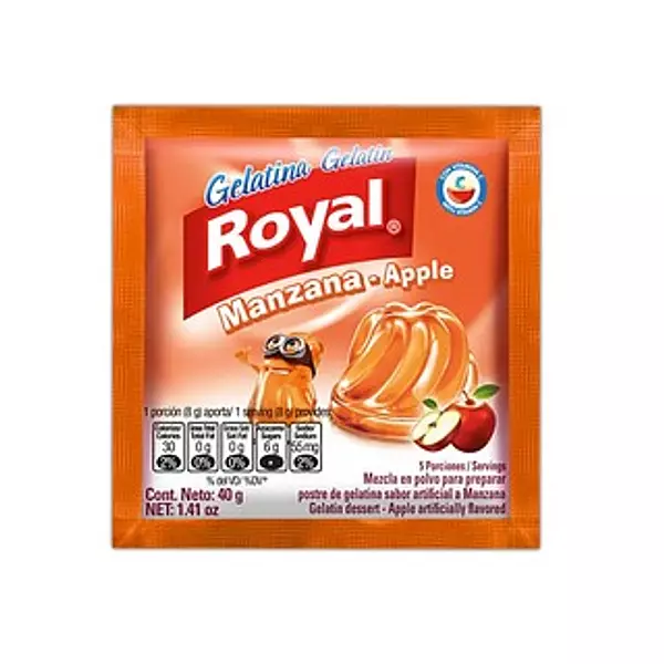 Gelatina Royal X40 Manzana