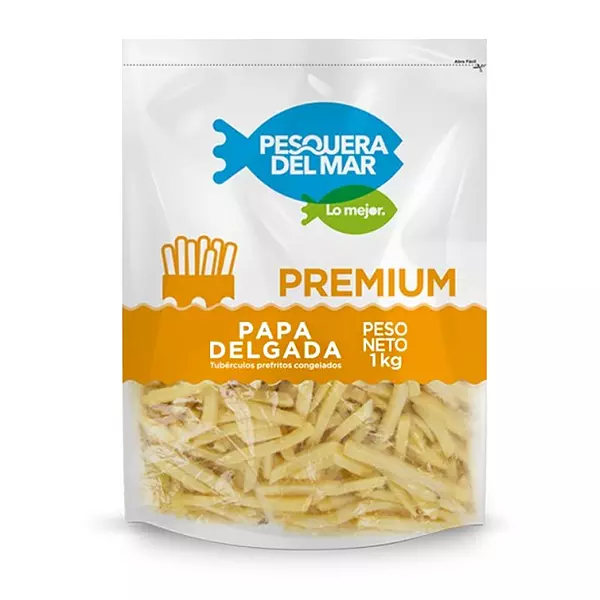Papas Delgadas Premium Pesquera Del Mar 1000g