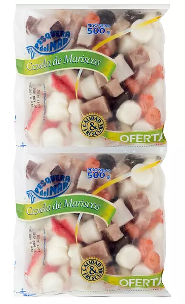 Cazuela Mariscos X500g+Camar Titix350