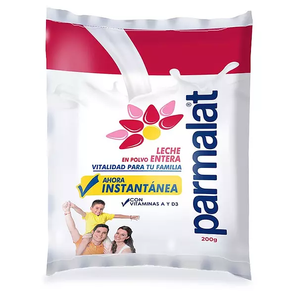 Leche Polvo Parmalat Ent 200gr