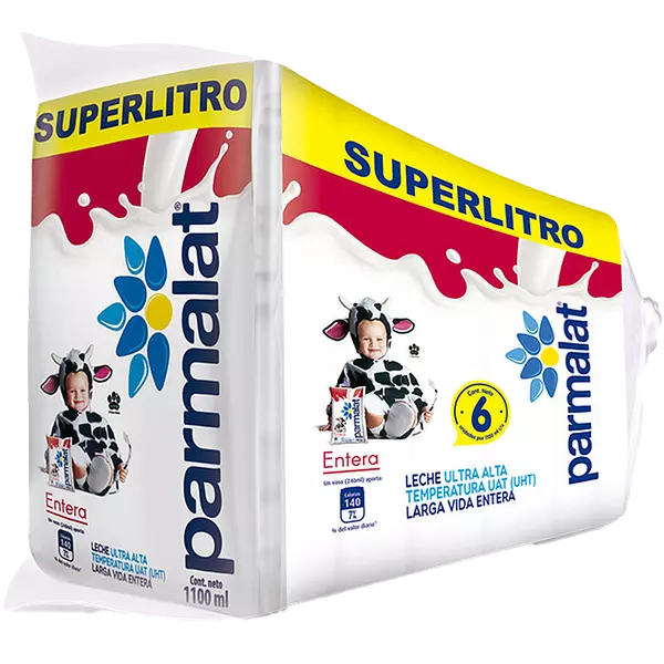 Leche Sixpack Parmalat Ent X1100ml