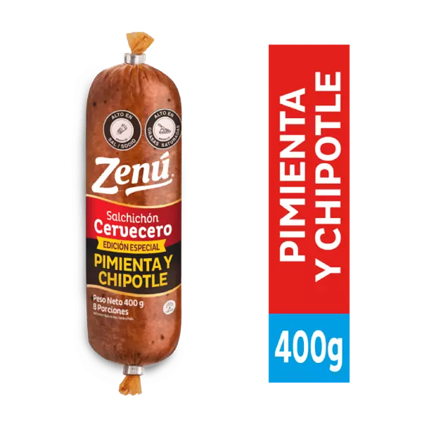 Salchichon Cervecero Premium Pimie Chip Zenu X400