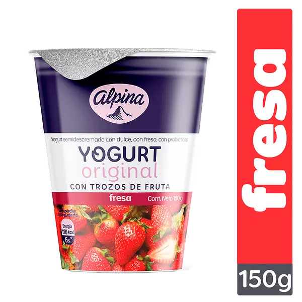 Yogurth Alpina Fresa X150gr