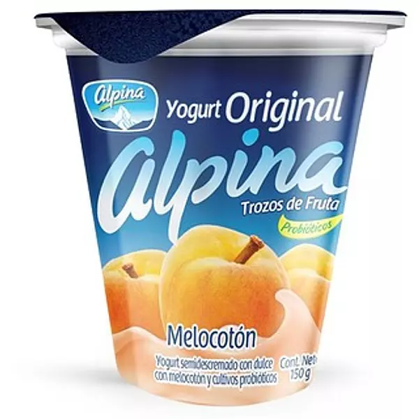 Yogurt Alpina x 150 Melocoton Np