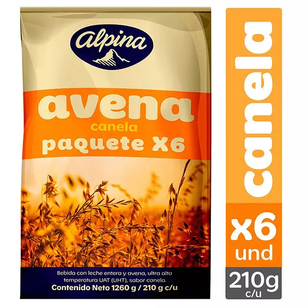 Avena Alp Multip X1200gr Canela