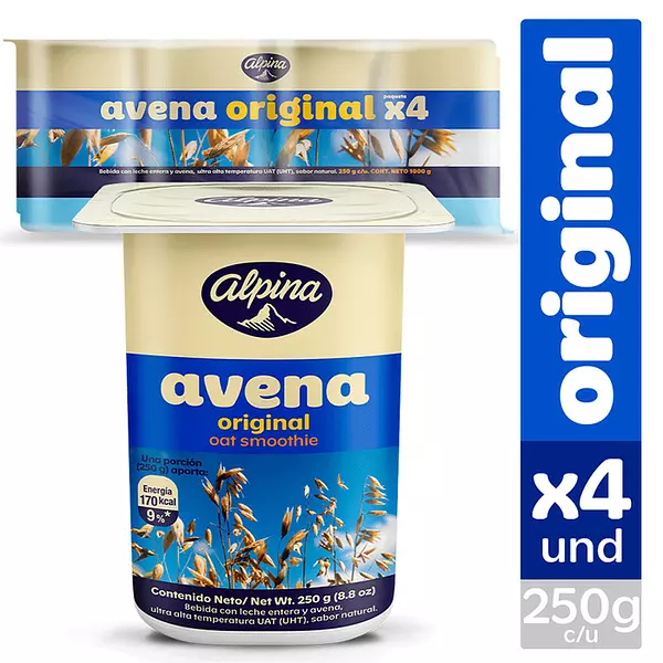 Avena Alpina Multipack X4 X250gr Orig