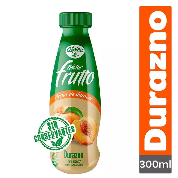 Nectar Frutto Durazno Bot 300 Ml